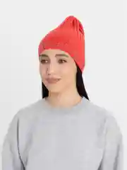 Коралловый шапка женская, два цвета