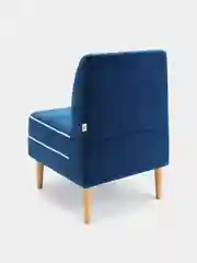 Синий кресло MONOFIX, АММА велюр