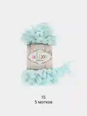 Мятный пряжа Alize Puffy 5 штук/упаковка 100% Микрополиэстер 100г 9м (Часть1) Magichobby