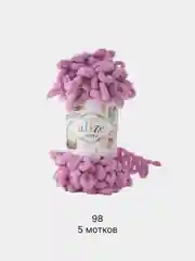 Фуксия пряжа Alize Puffy 5 штук/упаковка 100% Микрополиэстер 100г 9м (Часть1) Magichobby