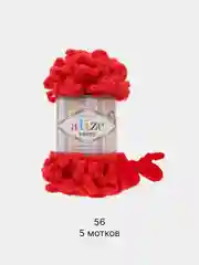 Красный пряжа Alize Puffy 5 штук/упаковка 100% Микрополиэстер 100г 9м (Часть1) Magichobby