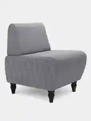 Серый кресло MONOFIX, БУНО, велюр