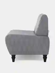 Серый кресло MONOFIX, БУНО, велюр