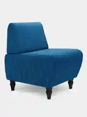 Синий кресло MONOFIX, БУНО, велюр