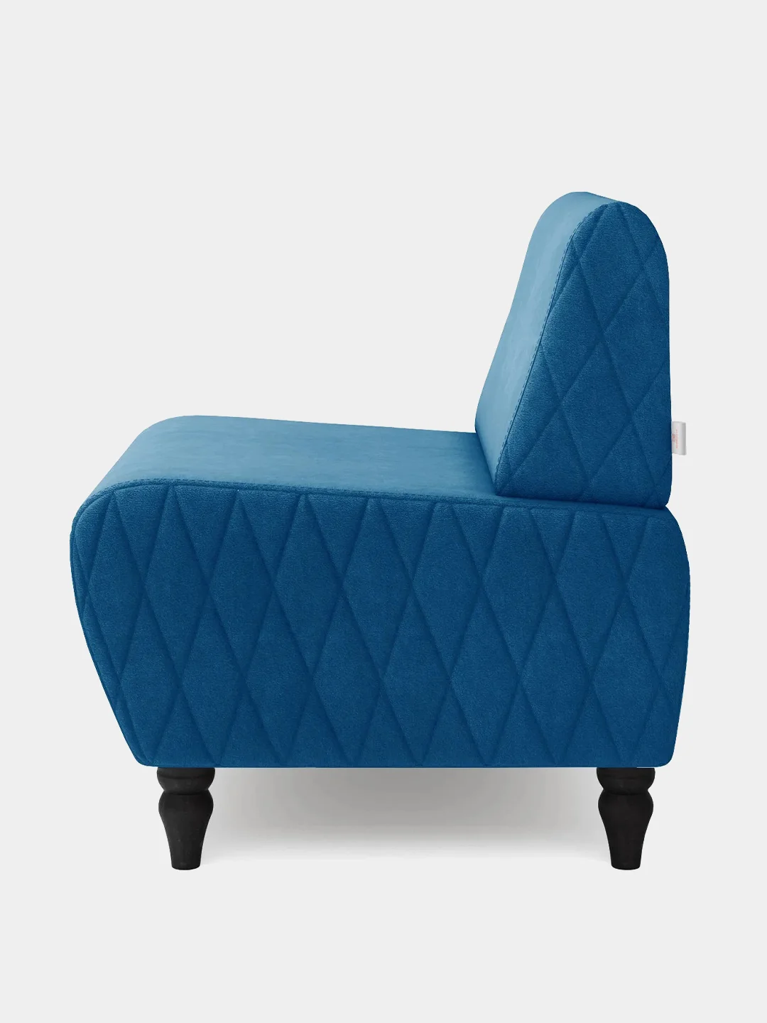 Синий кресло MONOFIX, БУНО, велюр