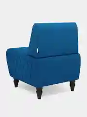 Синий кресло MONOFIX, БУНО, велюр