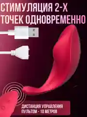 Вибратор, Клиторальный вибратор, Вибротрусики/Вибровкладка в трусики, с пультом управления