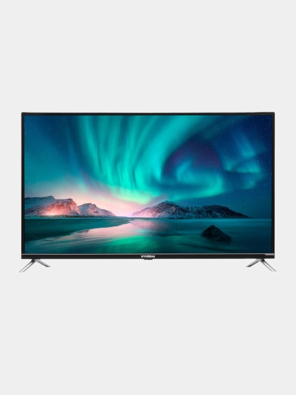Телевизор LED Hyundai 43" H-LED43EU7008 Android TV черный 4K Ultra HD