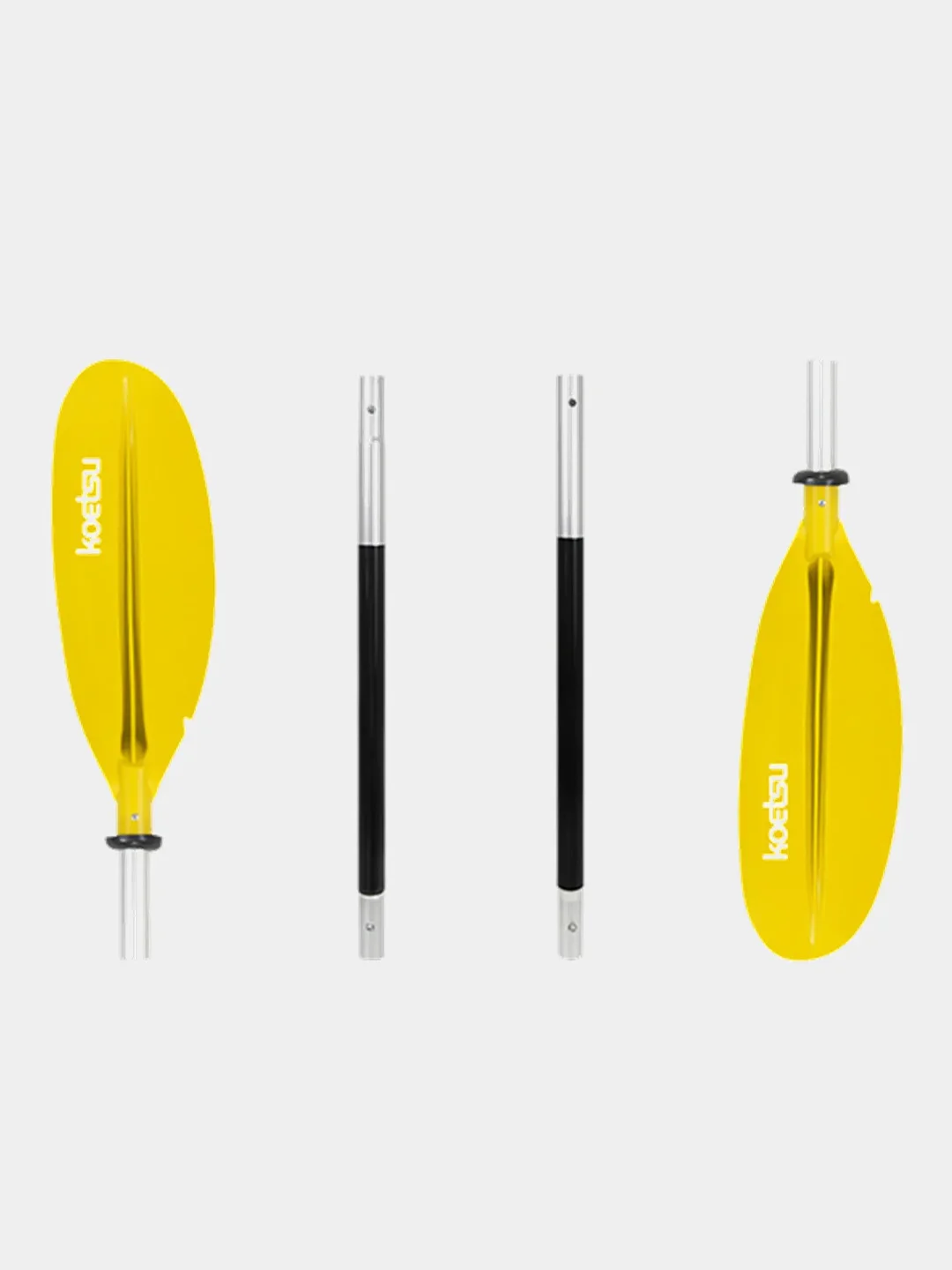 Желтый весло двухлопастное для sup-доски, сапборда, sup board