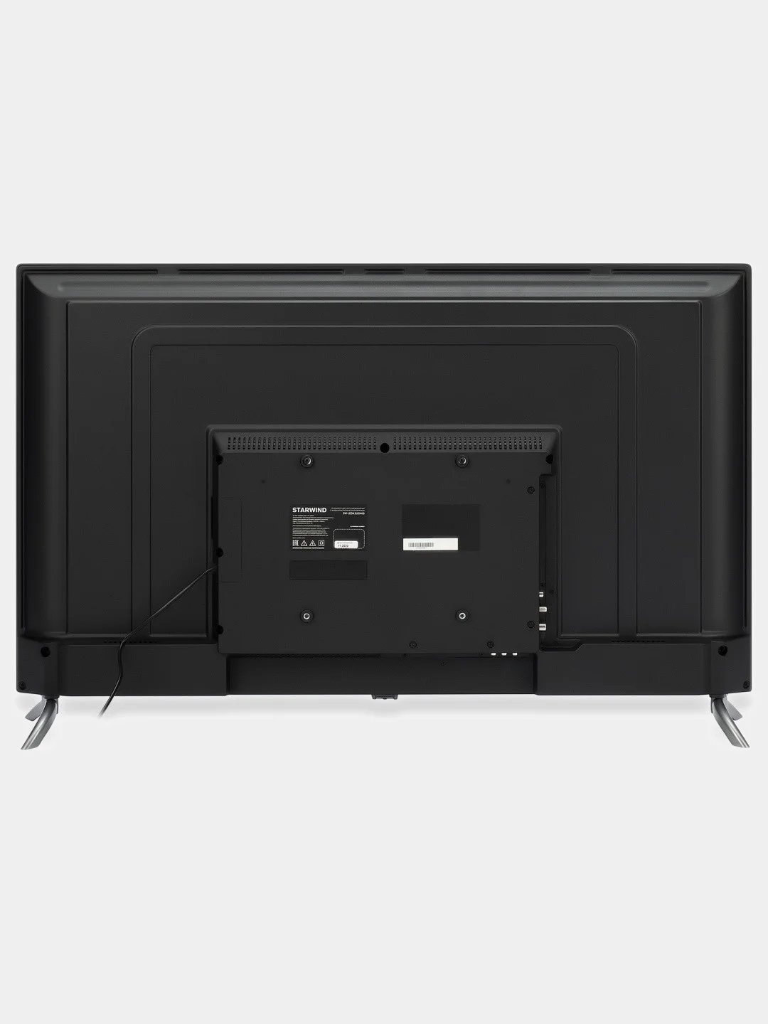 43" Телевизор StarWind SW-LED43UG400, 4K Ultra HD, стальной, СМАРТ ТВ, YaOS