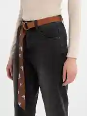 Серый джинсы mom Aloha