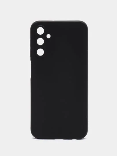 Темно-синий чехол для Samsung Galaxy A24 (Самсунг Галакси А24), силиконовый, матовый