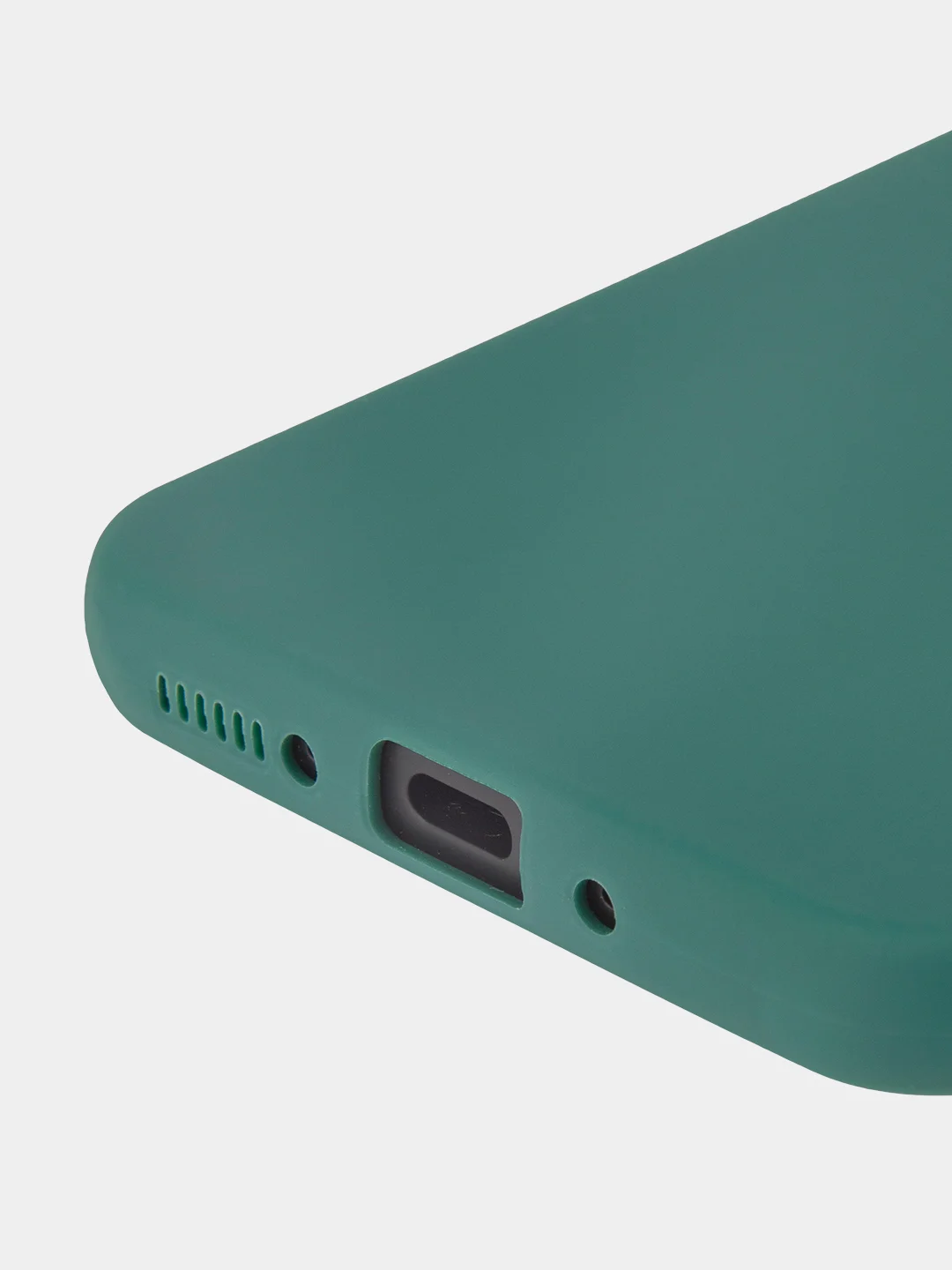 Зеленый чехол для Samsung Galaxy A54 силиконовый ROSCO матовый тонкий с бортиком- защитой камер
