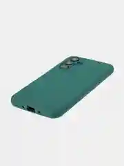 Зеленый чехол для Samsung Galaxy A54 силиконовый ROSCO матовый тонкий с бортиком- защитой камер