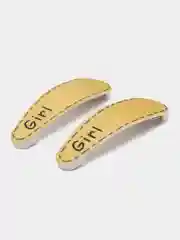 Желтый заколки для девочек Girl