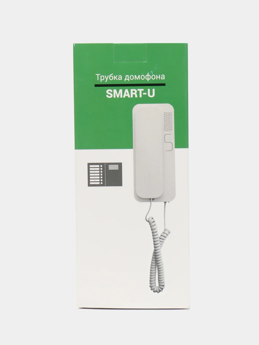 Белый трубка для координатного подъездного домофона Unifon Smart U, белая