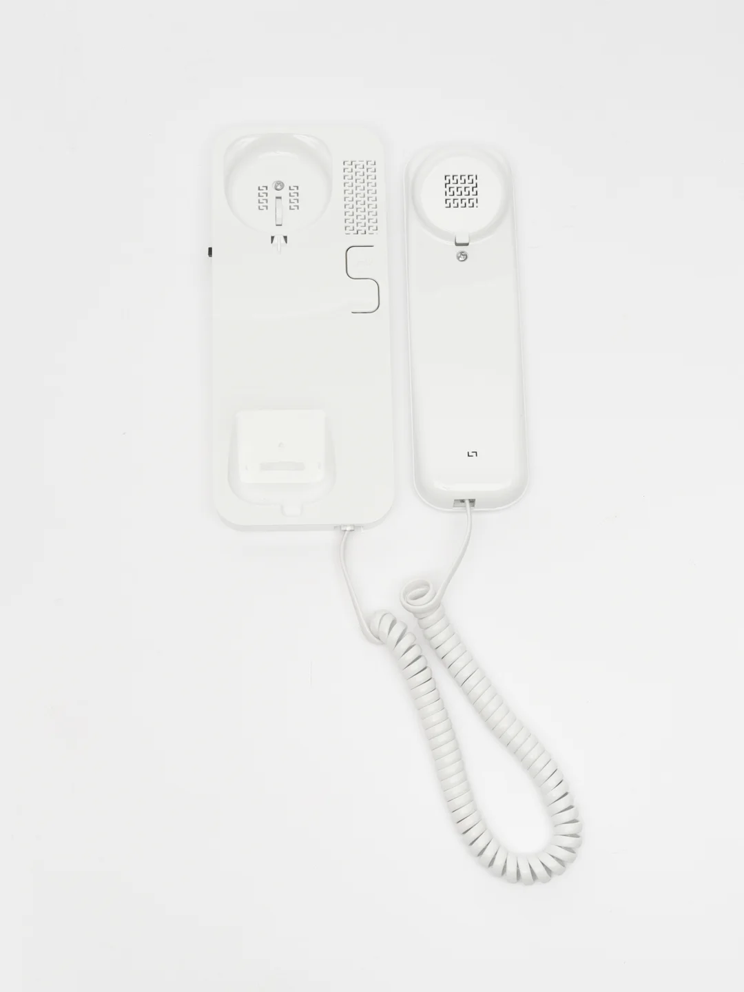 Белый трубка для координатного подъездного домофона Unifon Smart U, белая
