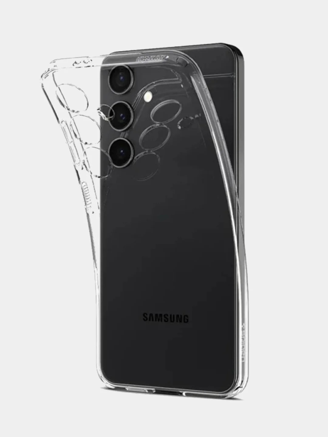 Прозрачный чехол Samsung Galaxy S24 Plus / Самсунг Галакси С24 Плюс, прозрачный, силиконовый