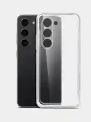Прозрачный чехол Samsung Galaxy S24 / Самсунг Галакси С24, прозрачный, силиконовый