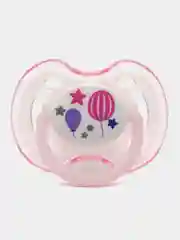 Розовый пустышка Baby Land ночная ортодонтическая силиконовая 6-18мес