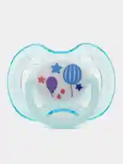 Голубой пустышка Baby Land ночная ортодонтическая соска силиконовая 0-6 мес