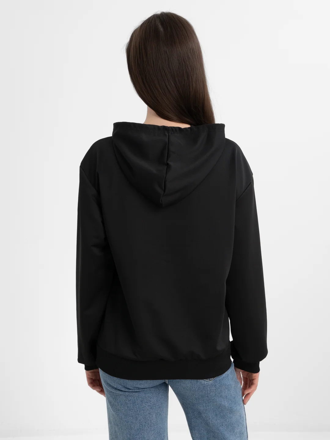 TrendD / Худи женское черное Unisex
