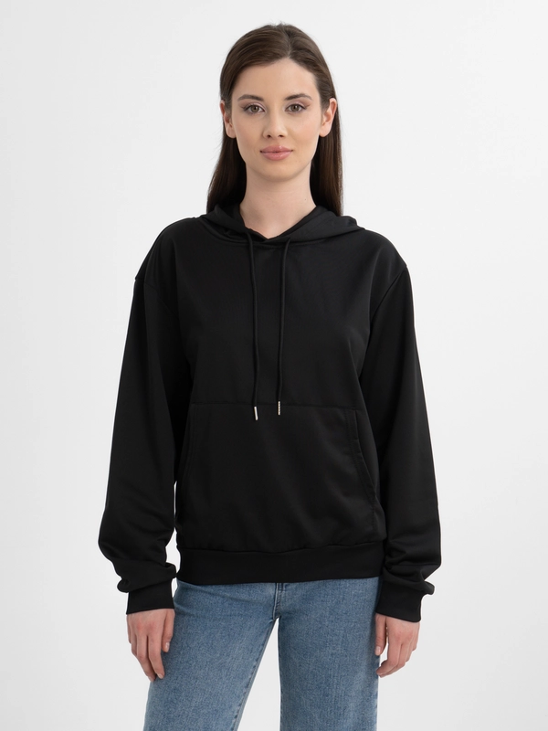 TrendD / Худи женское черное Unisex