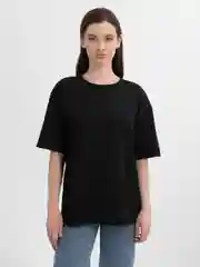 TrendD / Футболка черная Unisex прямая c коротким рукавом