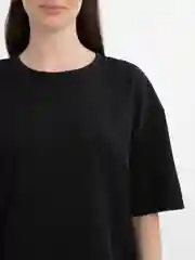 TrendD / Футболка черная Unisex прямая c коротким рукавом