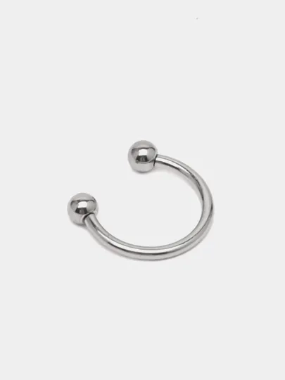Пирсинг циркуляр септум полукруглый из титана "TITANIUM" для носа, уха, брови, губы