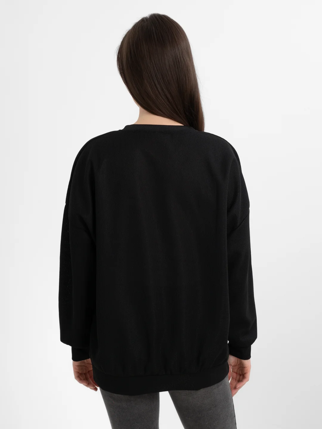 TrendD / Толстовка женская черная Unisex Big