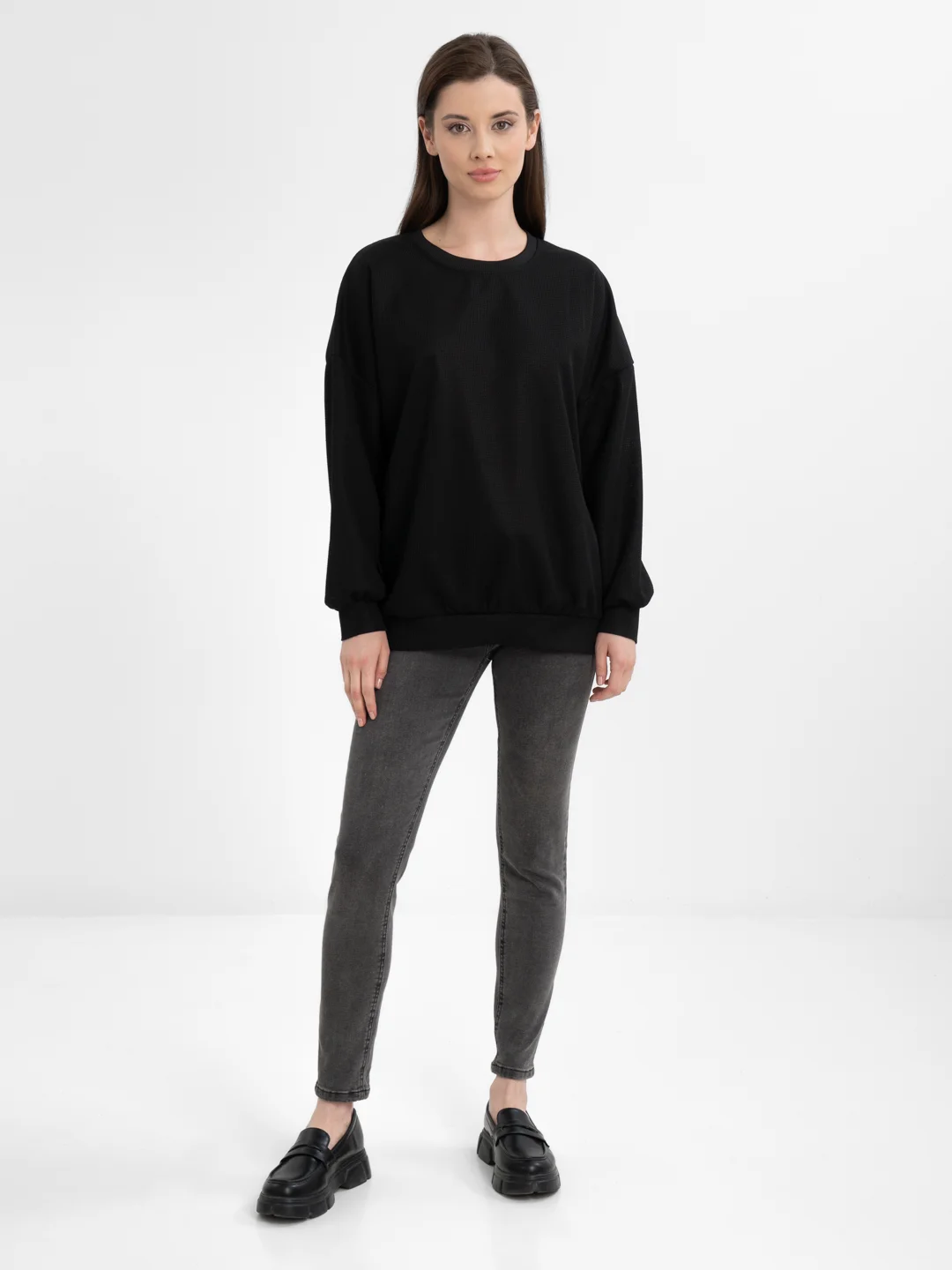 TrendD / Толстовка женская черная Unisex