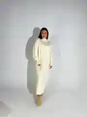 Платье женское длинное, теплое, подходит для беременных