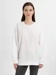 TrendD / Толстовка женская белая Unisex Big