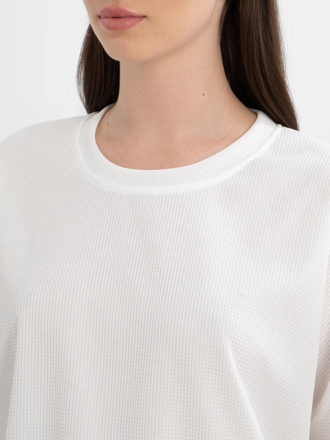 TrendD / Толстовка женская белая Unisex Big