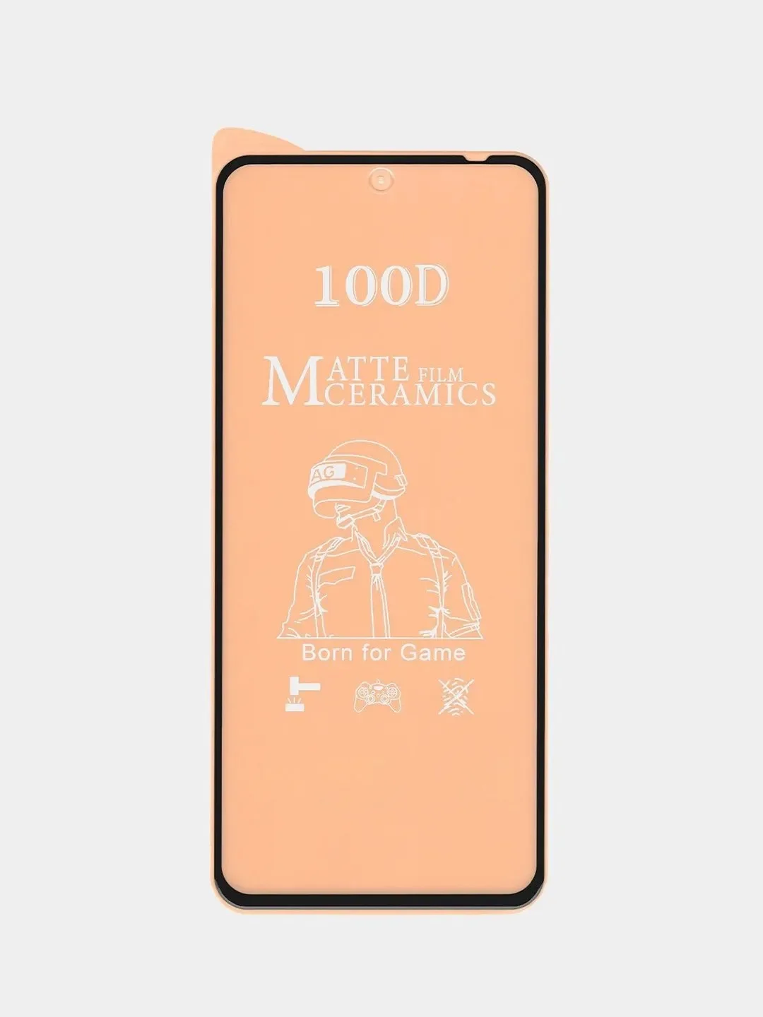 Черный защитная керамическая пленка матовая для Tecno Spark 10 Pro (Техно Спарк 10 Про)