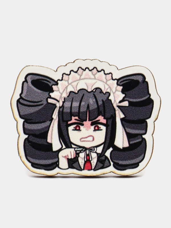 Значок деревянный по аниме "Данганронпа / Danganronpa"