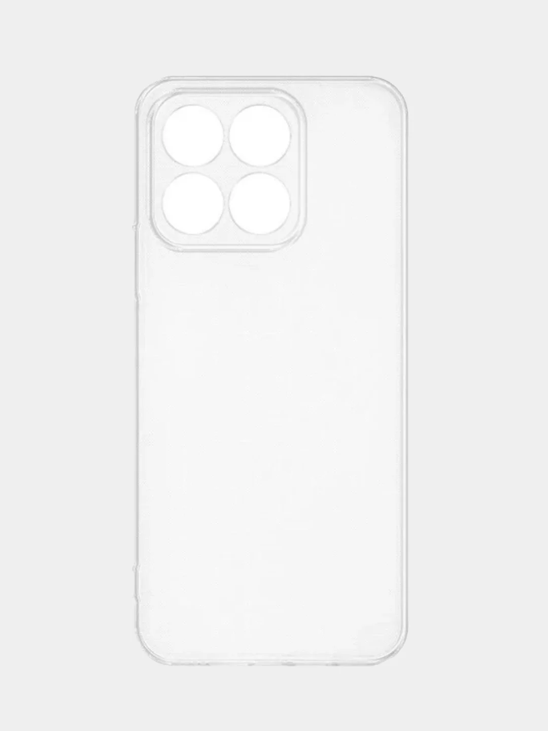 Прозрачный чехол Honor X8b / Хонор Х8б, прозрачный, силиконовый