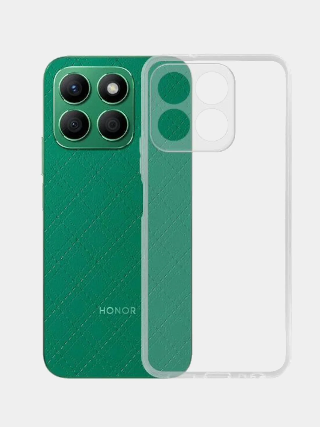Чехол Honor X8b / Хонор Х8б, прозрачный, силиконовый