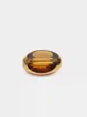 Золотой бусины из граненного хрусталя 3*5 мм