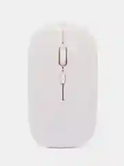 Белый компьютерная мышь бесшумная, беспроводная, оптическая, RGB-подсветка, 800-1600 DPI