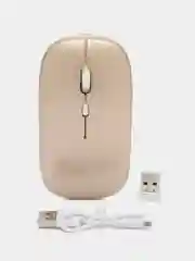 Золотой компьютерная мышь бесшумная, беспроводная, оптическая, RGB-подсветка, 800-1600 DPI