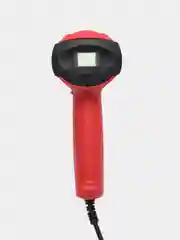 Алый фен строительный электрический Krotof HAG-6618, 2000 Вт, дисплей температуры