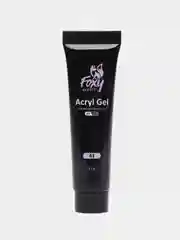 Лавандовый акрил-гель (Acryl gel) полигель FOXY EXPERT, для наращивания ногтей, цветной