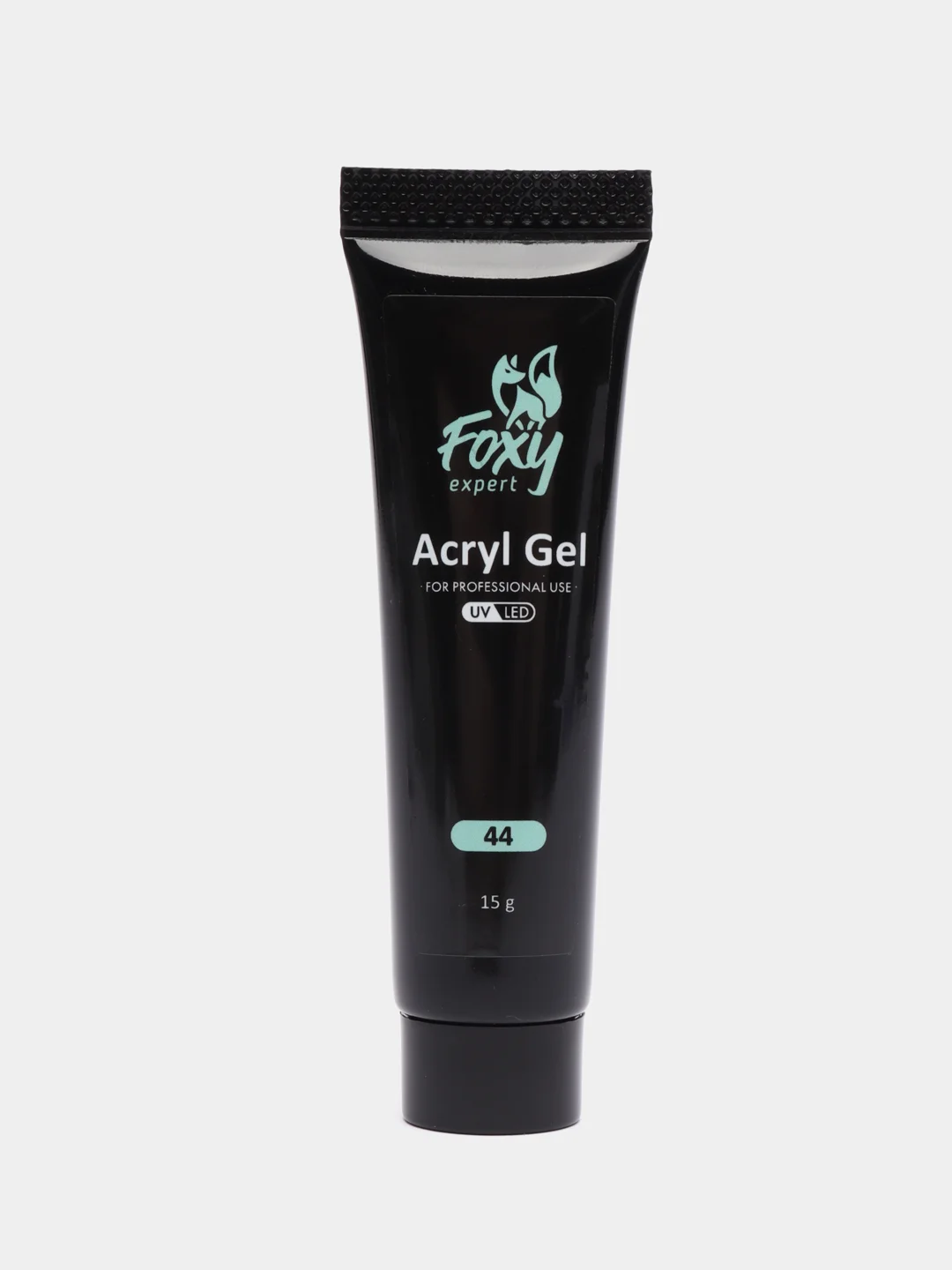 Мятный акрил-гель (Acryl gel) полигель FOXY EXPERT, для наращивания ногтей, цветной