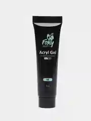 Мятный акрил-гель (Acryl gel) полигель FOXY EXPERT, для наращивания ногтей, цветной