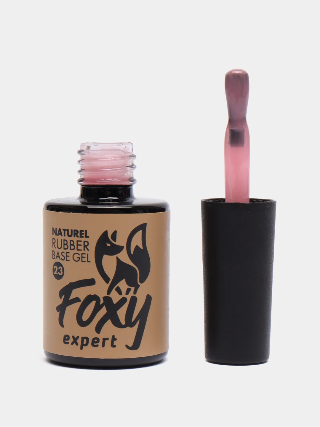 Пастельно-коралловый камуфлирующая база для маникюра FOXY EXPERT NATUREL, 10 мл