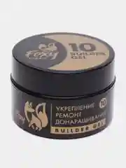 Песочный хаки гель для укрепления и ремонта ногтей в баночке (Builder gel) FOXY EXPERT камуфлирующий