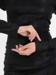 Серебряный платье женское, вечернее