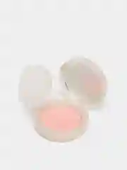 Коралловый румяна для лица со спонжем и зеркалом